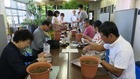 第８２回園芸医療教室　　　　　球根寄せ植えと小松菜種植え