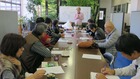 ８４回本年最後の園芸医療教室クリスマス用の寄せ植えを行いました