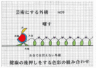 病は氣からを起こさせない色組み合わせした外構芸術